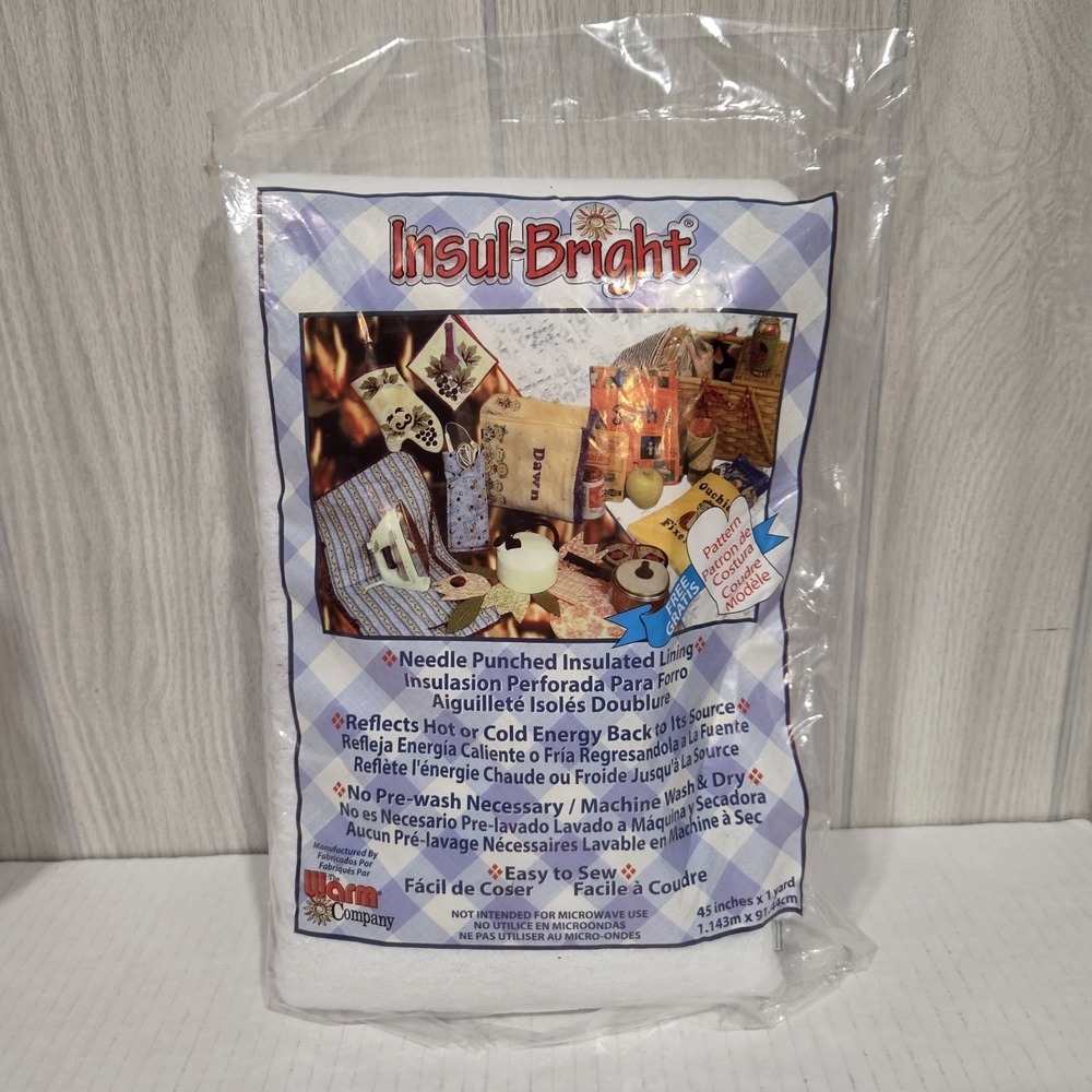 Insul-Bright Insulated Quilt Batting 36 Inch x 45 Inch by The Warm Company